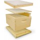 Unassembled Complete Bee Hive Box with Foundation, Langstroth 10 Frame 9 5/8 Hive Body, All Beekeeping Levels, Assembly Required