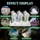 Ultrasonic Pond Foggers 6 Head Mist Maker for Halloween Mist Maker Fogger Decoration Terrarium Aquarium Mushroom Mister Foggers Greenhouse Humidifier for Garden