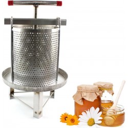 Universal Household Manual Bee Honey Press Presser Wax Machine for Beekeeping Agriculture Vertical Stripe Silver (60cm/23.6'')