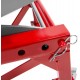 300LBS Motorcycle Dirt Bike ATV Motorcycle Bike Scissor Jack Lifts Hoist Mini Crank Hydraulic Foot Operated Lift, Red