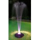 FTC102 550-GPH Pump 48-LED Light Floating Spray Fountain, 12 L x 12 W x 6 H / 14 H, Black & Summit 130 Clear-Water Barley Straw Bales, 2-Pack