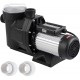 2.5HP Pool Pump Powerful 8880 GPH, Self Priming 110V Swimming Pool Pump, 1850W Single Speed In/Above Ground Pool Pump