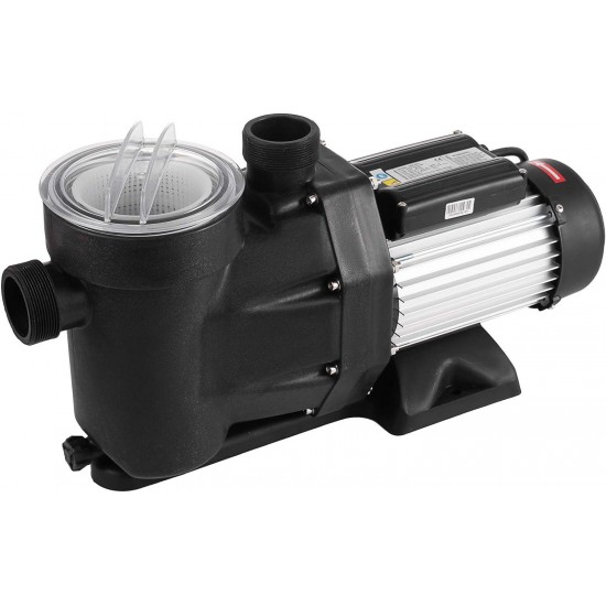 2.5HP Pool Pump Powerful 8880 GPH, Self Priming 110V Swimming Pool Pump, 1850W Single Speed In/Above Ground Pool Pump