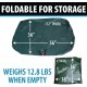 Jenlis IVy Bag, Large Collapsible Water Storage Bladder, Big Portable Fluid Transport Tank, Liquid Transportation Reservoir for Watering Trees, Plants, Lawns & Gardens in Remote Locations, 100 Gallons