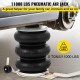 Pneumatic Jack 5 Ton/11023 lbs Triple Bag Air Jack Lifting Height 6.5-16Inch Inflatable Car Jack Lifter Pneumatic Air Jack 11023LBS Capacity Extremely Fast Lifting