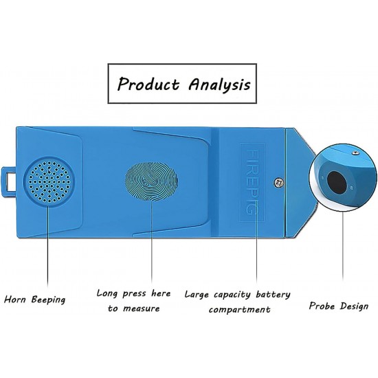 Portable Veterinary Ultrasound Scanner, Handheld Type Diagnostic Pregnancy Tester, Waterproof Probe, for Farm Mammals Cattle Sheep Horses Swine