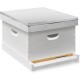 Beginner Beehive Kit, Fully Assembled and Painted Starter Set with Hive Body & 10 Frames, White