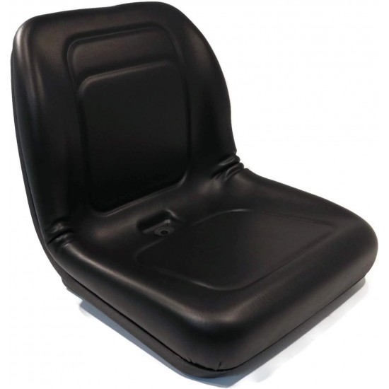 Lawn Mower, Garden Tractor UTV / ATV Seat Black High Back Vinyl Universal Mount B1LGT100BL