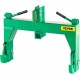 3-Point Quick Hitch, 3000 LBS Lifting Capacity Tractor Quick Hitch, 28.31 Between Lower Arms Attachments Quick Hitch, 5 Level Adjustable Bolt, Adaptation to Category 1 & 2 Tractor,Green