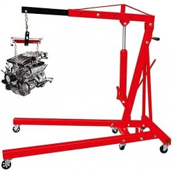 Bundle of BIG RED AT37912 Torin Steel Rotating Engine Stand :3/4 Ton (1,500 lb) + BIG RED T32100 Torin Engine Hoist Shop Crane Accessory: Steel 3 Position Engine Leveler, 3/4 Ton (1,500 lb)