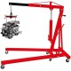 Bundle of BIG RED AT37912 Torin Steel Rotating Engine Stand :3/4 Ton (1,500 lb) + BIG RED T32100 Torin Engine Hoist Shop Crane Accessory: Steel 3 Position Engine Leveler, 3/4 Ton (1,500 lb)