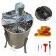 Electric Honey Extractor 3 Frame Stainless Steel 110V Honey Motorized Separator Beekeeping Equipment, Powered Bee Honeycomb Drum Spinner