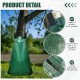 32 Pack Slow Release Tree Watering Bags 20 Gallon Reusable Tree Watering Bag Bulk Automatic Tree Water Bag PVC Plant Drip Irrigation System with 12 Pairs Gardening Gloves for Trees