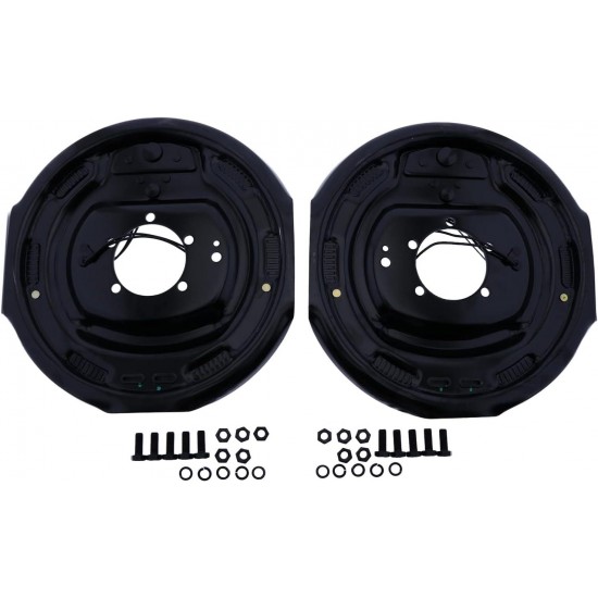 12x2 Electric Trailer Brake Kit Compatible with Dexter NEV-R-Adjust 7000lb Left & Right Hand 7K 023-464-00 023-465-00