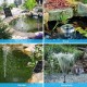 Solar Water Fountain Pump, 45W Solar Fountain Pump Kit with 450GPH Flow Rate, 7 Nozzles, PVC Tubing Solar Powered Water Pump for Outdoor Fountains, Ponds, Pools, Fish Tank, Garden, Backyard