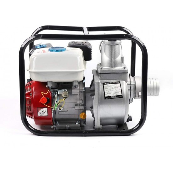 3 Inch Gasoline-Powered Water 60m7.5 Hp 3/H with 210CC Engine Semi Trash Pump Petrol High Pressure Garden Irrigation Pump New