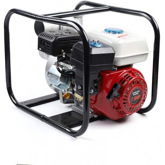 3 Inch Gasoline-Powered Water 60m7.5 Hp 3/H with 210CC Engine Semi Trash Pump Petrol High Pressure Garden Irrigation Pump New