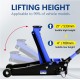 Floor Jack, 4 Ton Low Profile Floor Jack, Heavy-Duty Steel Racing Hydraulic Floor Car Jack with Dual Piston Quick Lift Pump, Floor Jack Lifting Range 4-21,quickjack Truck Jack