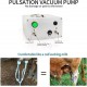 Pneumatic Pulsator Cow Goat Milking Machine, Pulsation Rechargeable Battery Vacuum Pump Milker, Automatic Portable Livestock Milking Equipment (Color : for Goats, Size : 7L)