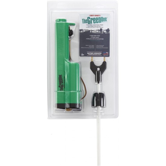 HS2000 The Green One Cattle Prod Livestock Prod with 36 Fiberglass Shaft (Item No. HS236)