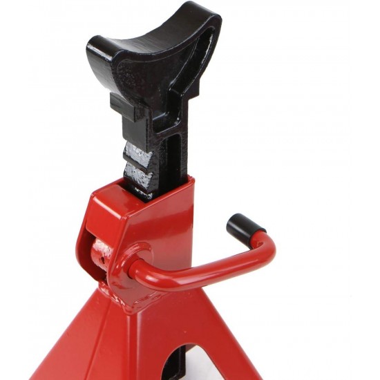 Stark 4-Pieces Automotive Jack Stand 6-Ton /12,000 LBS Capacity Extended Height Shop Auto Jack Stand - Red