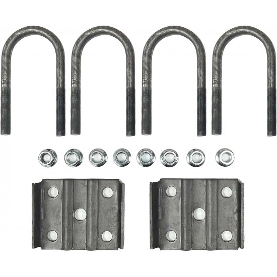 6000lb Single Trailer Axle Suspension Kit 3000lb Spring U-Bolt Hanger Kit