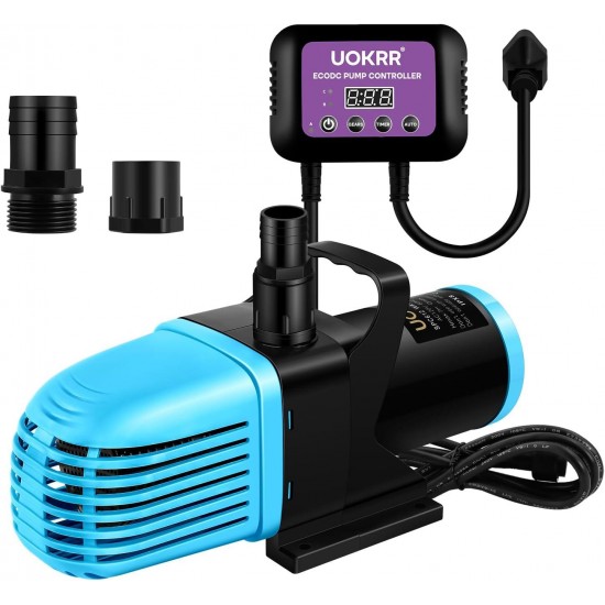 3520 GPH Submersible Water Pump,230W Pond Pump with 30 FT Cord and Adapters,23FT Lift Height for Ponds, Fountains, Waterfalls, Aquariums