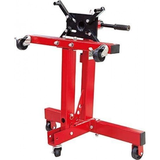 AT37912 Torin Steel Rotating Engine Stand with 360 Degree Rotating Head and Folding Frame: 3/4 Ton (1,500 lb) Capacity, Red