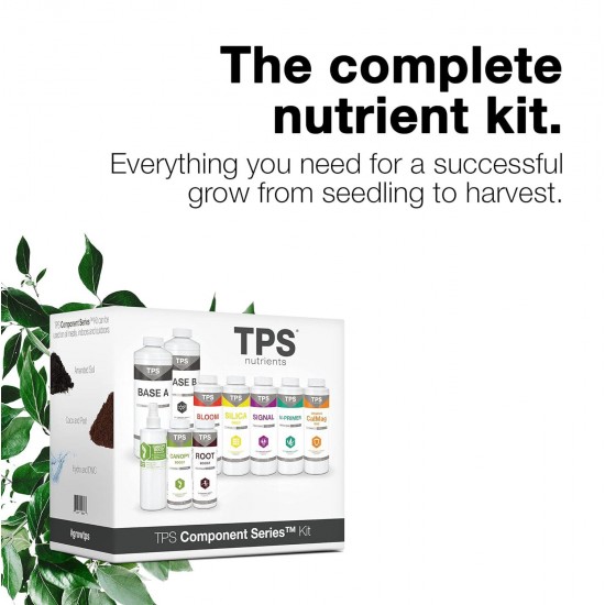 Complete Plant Nutrient Starter Kit, Fertilizer for Veg Through Bloom - Plus Guide and Foliar Spray Bottle