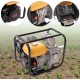 3 Inch 4 Stroke Semi-Trash Water Transfer Pump, 7.5HP 210CC Gas-Powered Engine Water Pump High Pressure For Garden Irrigation Drainage 3600rpm/min,Yellow