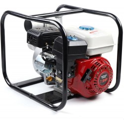 Portable Gasoline Water Pump, Gas-Powered Semi-Trash Water Transfer Pump for Garden Lawn Watering, Field Pumping, Drainage Operations, Irrigation and Fertilization (3 - 7.5HP - 210CC)