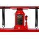 20 Ton Hydraulic Shop Floor Press, Steel H-Frame Shop Press with Press Plates Adjustable Working Table, Floor Stand Jack for Gears and Bearings red One Size