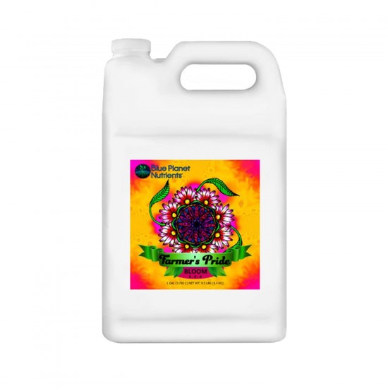 Farmer's Pride Organic Blend Fertilizer Set (128 oz Jugs) Gallon | Concentrated All Purpose Plant Food | Makes Up to 1,890 Gallons | Blue Planet Nutrients