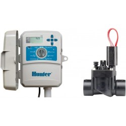 Hunter Industries Hydrawise X2 8-Station Outdoor Irrigation Controller & 1 PGV Valve