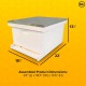 Complete Bee Hive Kit, Fully Assembled Beginner-Friendly Bee Hive Starter Set with Hive Body & 10 Frames