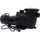 Pool Pump, 2 HP 6815GPH Powerful Self Primming Dual Voltage Swimming Pool Pumps with Connectors and Strainer Basket, Black Pool Pump for In/Above Ground Swimming Pools 1500W 3450rpm