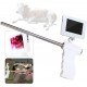 Cattle Visible Machine, Rechargeable Visual Insemination Gun with Camera Adjustable Screen Insemination Gun Instrument Cows Cattle, Stainless Steel Probe Rod 1