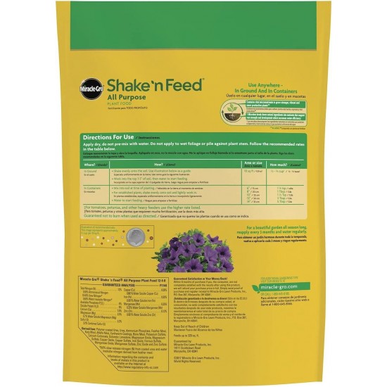 Shake 'N Feed All Purpose Plant Food Refill Bags, Plant Fertilizer, 8 lbs. (4-Pack)