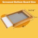 8 Frame Beehive Kit with Screened Bottom Board Dipped in 100% Beeswax Bee Hive Boxes Starter Kit for Bee Keekeepers - Langstroth Beehive Kit with 2 Honey Bee Hives Boxes