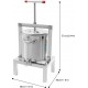 Honey Extractor Manual Honey Press Extractor Beekeeping Tool Stainless Steel Honey Press Wax (2.6 Gallon)