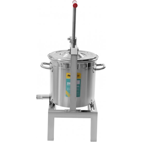 Honey Extractor Manual Honey Press Extractor Beekeeping Tool Stainless Steel Honey Press Wax (2.6 Gallon)