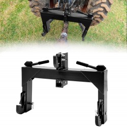 3 Point Quick Hitch fits Cat 1 & 2 Tractors 3-Pt Attachments with 2 Receiver Hitch 3000 LB Lifting Capacity