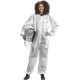 U84 Ultralight Beekeeper Suit with Fencing Veil, 4XL, Silver White