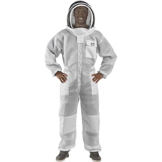 U84 Ultralight Beekeeper Suit with Fencing Veil