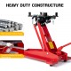 Hydraulic Transmission Service/Floor Jack Lift 1/2 Ton (1,000 lb) Capacity, Low Profile Roll-Under Floor Trolley, Automotive Shop Tool Hoist Lift Lifting Jack, Red