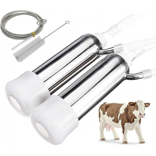 12L Goat Milking Machine (Pro) and Cow Milking Teat Cup Replacement (Tube Included)