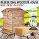 Auto Flows Beehive- Tberar 7Pcs Automatic Wooden Beehive House, Auto Honey Hive Beehive Frames, Beekeeping Wooden House Beehive Boxes, Beehives and Supplies Starter Kit for Beekeepers