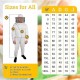 Professional Bee Suit with Round Hood Veil- Thick Cotton Bee Suit Sting-Less Protection Pro Beekeeper Suit Bee Keeper Suite Trajes De Apicultura XL