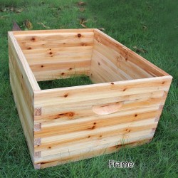 Flows Hive, Flows Hive Beehive, Beehive with 7pcs Flows Frames, Bee House with 1pcs Super Boxes, 1pcs Brood Boxes(No Brood Frames), Bee Hives Starter Beekeeping Kits