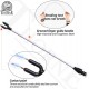 Cattle Prod, Newest Waterproof Cattle Prod Stick with LED Light, Rechargeable Electric Livestock Prod for Cow Pig Goats and More, X Series